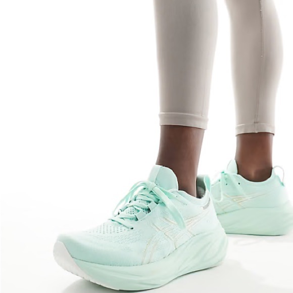 GEL-NIMBUS 26 Mint Medium Running Shoes - Picture 8 of 12